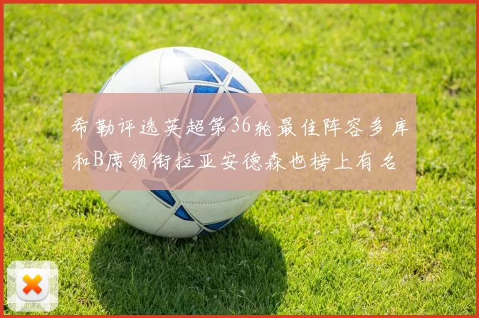 希勒评选英超第36轮最佳阵容多库和B席领衔拉亚安德森也榜上有名